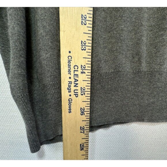 Polo by Ralph Lauren Mens Sweater Size XL Gray 100% Pima Cotton V-Neck - Picture 6 of 13